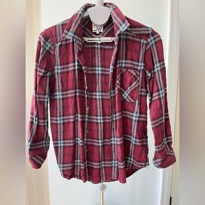 Flannel button up.